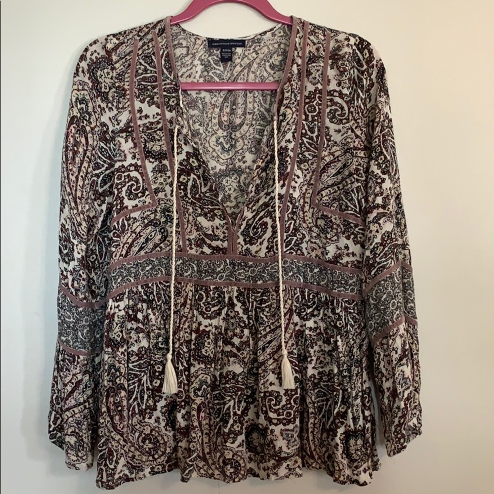 American Eagle Patterned Tunic - image 1